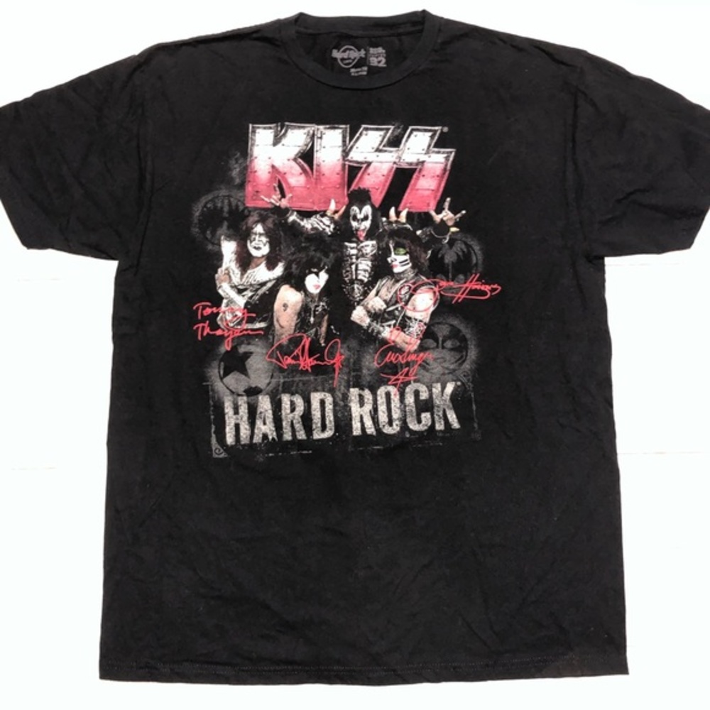 KISS Hard Rock New Orleans Band T Shirt XL